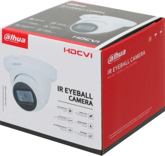 Камера видеонаблюдения аналоговая Dahua DH-HAC-HDW1231TLMQP-A-0280B 2.8-2.8мм HD-CVI HD-TVI цв. корп.:белый - купить недорого с доставкой в интернет-магазине