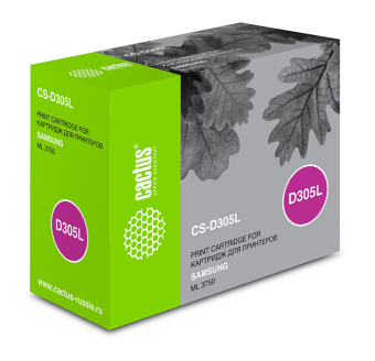 Картридж лазерный Cactus CS-D305L MLT-D305L черный (15000стр.) для Samsung ML 3750 - купить недорого с доставкой в интернет-магазине