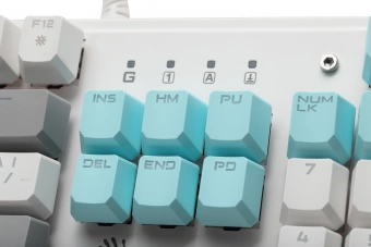 Клавиатура A4Tech Bloody S510R механическая белый USB for gamer LED (S510R USB ICY WHITE/BLMS RED) - купить недорого с доставкой в интернет-магазине