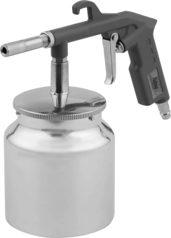 Пистолет пескоструйный Fubag 110115 142л/мин соп.:6мм бак:0.75л серебристый/черный - купить недорого с доставкой в интернет-магазине