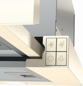 Вытяжка встраиваемая Gorenje BHP62CLI слоновая кость управление: кнопочное (1 мотор) - цена, купить или заказать с доставкой в интернет-магазине Вытяжка встраиваемая Gorenje BHP62CLI слоновая кость управление: кнопочное (1 мотор) - купить недорого с доставкой в интернет-магазине