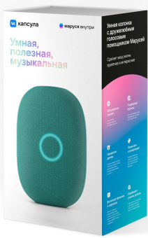 Умная колонка VK Капсула Маруся зеленый 30W 1.0 BT 10м (MRC01GR) - купить недорого с доставкой в интернет-магазине