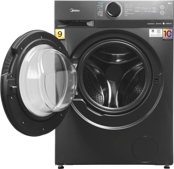 Стиральная машина Midea MF200W90WBS/S-RU класс: A загр.фронтальная макс.:9кг темно-серебристый инвертор - купить недорого с доставкой в интернет-магазине