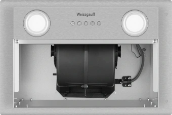 Вытяжка встраиваемая Weissgauff Dubhe 450 Inox нержавеющая сталь управление: кнопочное (1 мотор) - купить недорого с доставкой в интернет-магазине