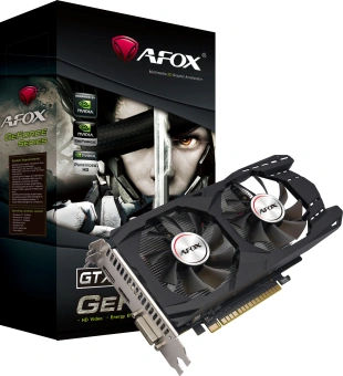 Видеокарта Afox PCI-E 3.0 AF1050TI-4096D5H7-V9 NVIDIA GeForce GTX 1050TI 4Gb 128bit GDDR5 1291/7000 DVIx1 HDMIx1 DPx1 HDCP Ret - купить недорого с доставкой в интернет-магазине