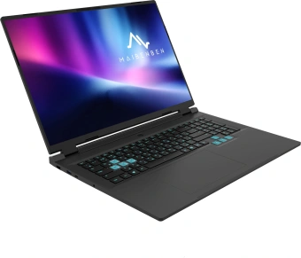 Ноутбук Maibenben X18A-R98957 Ryzen 9 8945HX 24Gb SSD1Tb NVIDIA GeForce RTX 5070 8Gb 18" IPS FHD+ (1920x1200) Windows 11 Home black WiFi BT Cam 5200mAh (X18A-R989570R3RHB4E10) - купить недорого с доставкой в интернет-магазине