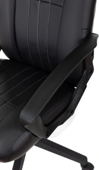 Кресло руководителя Бюрократ T-898 черный Leather Black экокожа крестов. пластик - купить недорого с доставкой в интернет-магазине