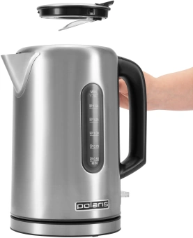 Чайник электрический Polaris PWK 1729CA 1.7л. 2200Вт сталь корпус: металл - купить недорого с доставкой в интернет-магазине