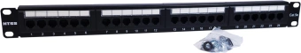 Патч-панель NTSS NTSS-PP-1U-24-UTP-RJ45-5E-D 19" 1U 24xRJ45 кат.5E UTP - купить недорого с доставкой в интернет-магазине