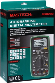 Мультиметр Mastech MS8209 цифровой черный/зеленый (13-2087) - купить недорого с доставкой в интернет-магазине