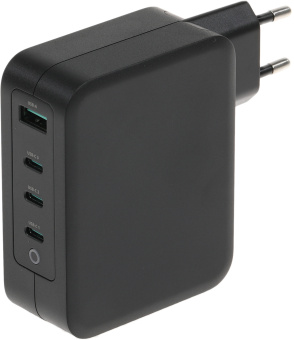 Блок питания TopON TOP-GaN-130WB автоматический 130W 5V-20V 5A 4xUSB от бытовой электросети LED индикатор - купить недорого с доставкой в интернет-магазине