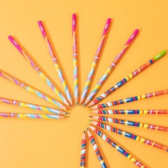 Карандаши цв. Deli EC141 Colorwow 3мм кругл. туба (28шт) 28 карандашей - купить недорого с доставкой в интернет-магазине