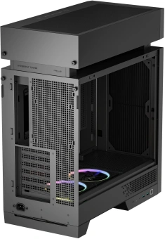 Корпус Deepcool CL660 черный без БП ATX 2x120mm 2xUSB3.0 audio bott PSU - купить недорого с доставкой в интернет-магазине