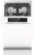 Посудомоечная машина Gorenje GS541D10W белый (узкая) инвертор - купить недорого с доставкой в интернет-магазине