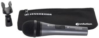 Микрофон проводной Sennheiser E 825-S черный - купить недорого с доставкой в интернет-магазине