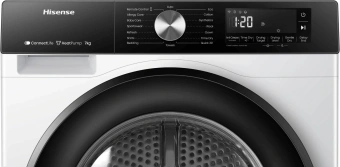 Сушильная машина Hisense DH3S702UWDE пан.англ. кл.энер.:A++ макс.загр.:7кг белый - купить недорого с доставкой в интернет-магазине