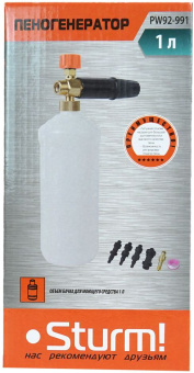 Насадка пенной чистки Sturm! PW92-991 1л. - купить недорого с доставкой в интернет-магазине