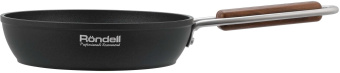 Сковорода Rondell Fjord RDA-1796 круглая 28см покрытие: Xylan Plus ручка несъемная (без крышки) черный - купить недорого с доставкой в интернет-магазине