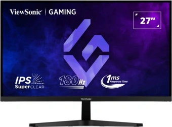 Монитор ViewSonic 27" VX27G1-HD черный IPS LED 1ms 16:9 HDMI матовая 1000:1 300cd 178гр/178гр 1920x1080 180Hz DP FHD 3.1кг - купить недорого с доставкой в интернет-магазине