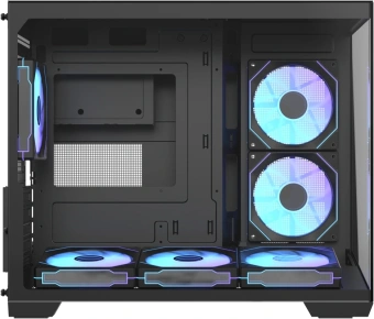 Корпус Formula Crystal Z4M Plus черный без БП mATX 2x120mm 1xUSB2.0 1xUSB3.0 audio bott PSU - купить недорого с доставкой в интернет-магазине