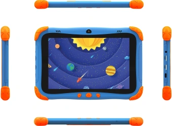 Планшет Digma Kids A8 SC9863A (1.6) 8C RAM2Gb ROM32Gb 8" IPS 1280x800 4G 1Sim Android 11.0 Go синий 2Mpix 0.3Mpix BT WiFi microSD 512Gb 3000mAh - купить недорого с доставкой в интернет-магазине