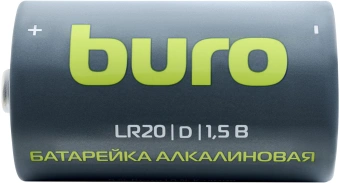 Батарея Buro Alkaline LR20 D 18000mAh (2шт) блистер - купить недорого с доставкой в интернет-магазине