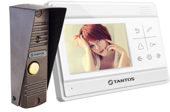 Комплект домофона Tantos Lilu kit белый - купить недорого с доставкой в интернет-магазине