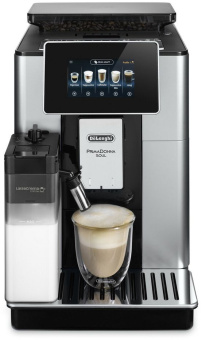 Кофемашина Delonghi ECAM610.55.SB 1450Вт черный/серебристый - купить недорого с доставкой в интернет-магазине