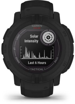 Смарт-часы Garmin Instinct 2 Solar 45мм 0.9" AMOLED корп.черный силикон рем.черный (010-02627-03) - купить недорого с доставкой в интернет-магазине