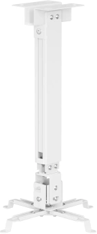 Кронштейн для проектора Cactus CS-VM-PRE01-WT белый макс.20кг настенный и потолочный поворот и наклон - купить недорого с доставкой в интернет-магазине