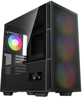 Корпус Deepcool CH560 Digital черный без БП ATX 8x120mm 3x140mm 1xUSB3.0 audio bott PSU - купить недорого с доставкой в интернет-магазине