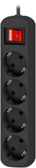 Сетевой удлинитель Defender G450 5м (4 розетки) черный (коробка) - купить недорого с доставкой в интернет-магазине