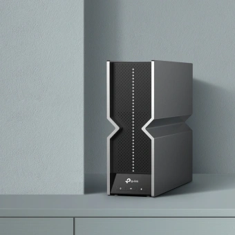 Повторитель беспроводного сигнала TP-Link RE800BE BE19000 Wi-Fi черный - купить недорого с доставкой в интернет-магазине