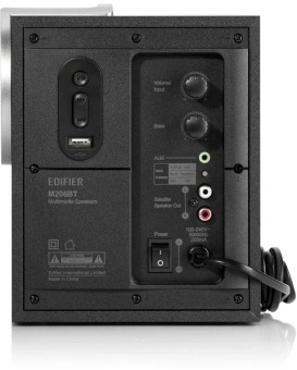 Колонки Edifier M206BT 2.1 черный/черный 34Вт BT - купить недорого с доставкой в интернет-магазине