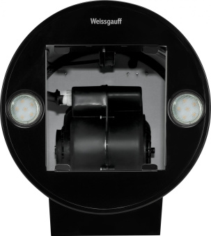 Вытяжка каминная Weissgauff Tubus 90 Black Edition черный управление: кнопочное (1 мотор) - купить недорого с доставкой в интернет-магазине