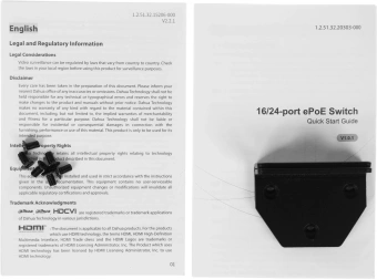 Коммутатор Dahua DH-LR2218-16ET-240 (L2) 16x100Мбит/с 2x1Гбит/с 2xКомбо(1000BASE-T/SFP) 2SFP 14PoE+ 2PoE++ 240W управляемый - купить недорого с доставкой в интернет-магазине