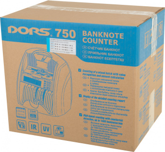 Счетчик банкнот Dors 750M1 FRZ-042906 мультивалюта - купить недорого с доставкой в интернет-магазине