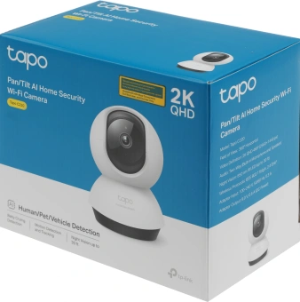 Камера видеонаблюдения IP TP-Link Tapo C220 Wi-Fi 4-4мм цв. корп.:белый - купить недорого с доставкой в интернет-магазине