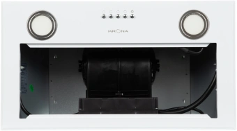 Вытяжка встраиваемая Krona Ameli 600 PB белый управление: кнопочное (1 мотор) - купить недорого с доставкой в интернет-магазине