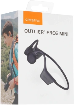 Гарнитура накладные Creative Outlier Free Mini черный беспроводные bluetooth шейный обод (51EF1130AA000) - купить недорого с доставкой в интернет-магазине