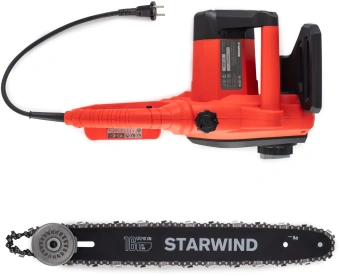 Цепная пила Starwind SE-2016 от сети 2000Вт 1л.с. дл.шины:16" (40cm) - купить недорого с доставкой в интернет-магазине