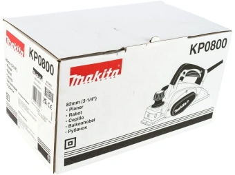 Рубанок Makita KP0800 620Вт 82мм 17000об/мин - купить недорого с доставкой в интернет-магазине