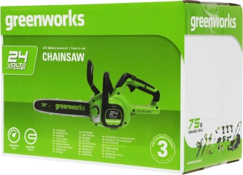 Цепная пила Greenworks GD24CS30 аккум. дл.шины:12" (30cm) (2007007) - купить недорого с доставкой в интернет-магазине