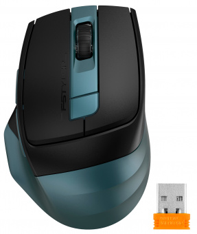 Мышь A4Tech Fstyler FB35C зеленый/черный оптическая (2400dpi) беспроводная BT/Radio USB (6but) - купить недорого с доставкой в интернет-магазине