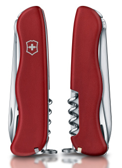 Нож перочинный Victorinox Cheese Master (0.8313.W) 111мм 8функц. красный карт.коробка - купить недорого с доставкой в интернет-магазине