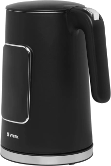Чайник электрический Vitek VT-1162 1.7л. 2200Вт черный корпус: металл/пластик - купить недорого с доставкой в интернет-магазине