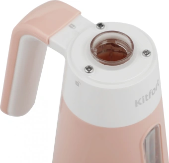 Отпариватель ручной Kitfort КТ-928-2 600Вт персиковый/белый - купить недорого с доставкой в интернет-магазине