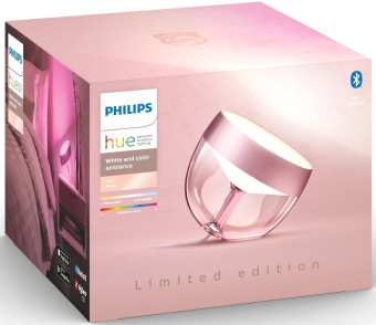 Умный светильник Philips Hue Iris настол. розовый (929002376301) - купить недорого с доставкой в интернет-магазине