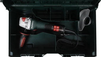 Углошлифовальная машина Metabo WEV 11-125 Quick 1100Вт 10500об/мин рез.шпин.:M14 d=125мм жестк.кейс (603625500) - купить недорого с доставкой в интернет-магазине