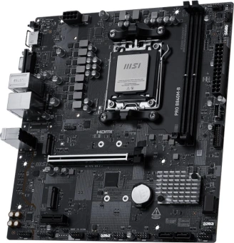 Материнская плата MSI PRO B840M-B SocketAM5 AMD B840 2xDDR5 ATX AC`97 8ch(7.1) 2.5Gg RAID+VGA+HDMI - купить недорого с доставкой в интернет-магазине